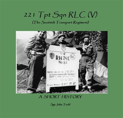 221 Squadron Scottish Transport Regiment Rlc V