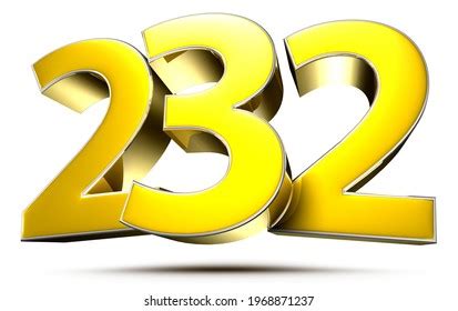 Numbers Gold No Background