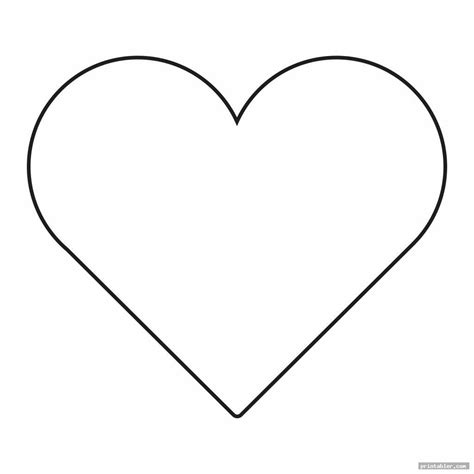 3 Inch Heart Template