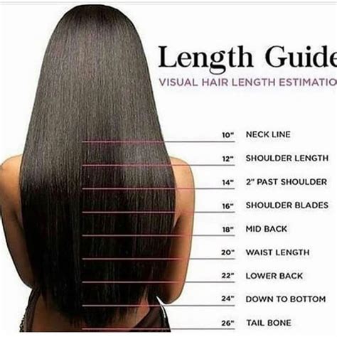 30 Inch Hair Chart
