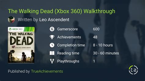 360 Walking Dead Walkthrough
