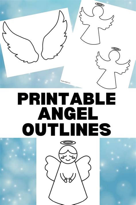 3d Angel Template Printable Free