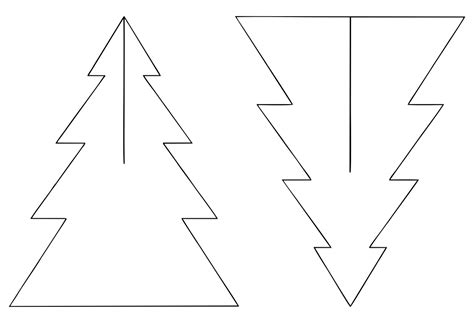 3d Christmas Tree Template
