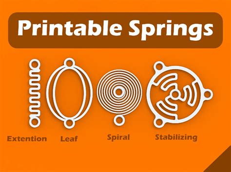 3d Printable Springs