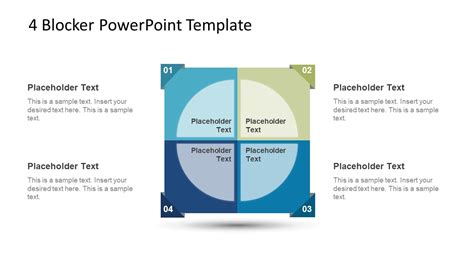 4 Blocker Template Powerpoint