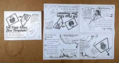 4 Page Zine Template