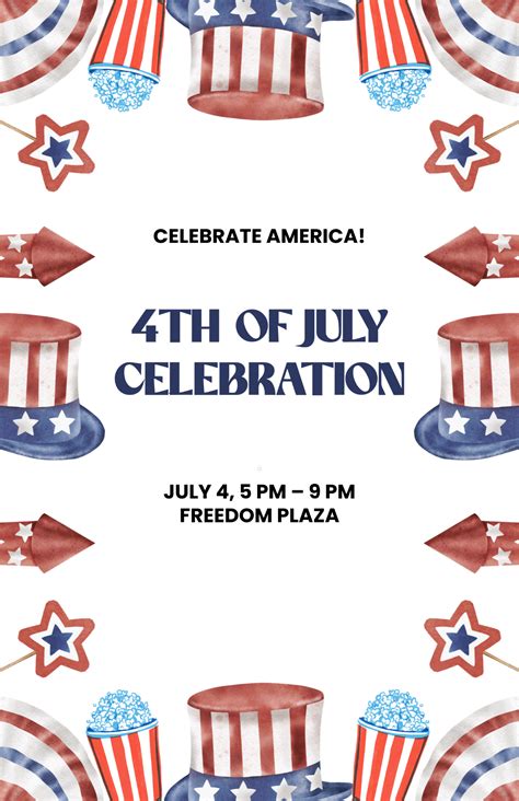 4th Of July Template