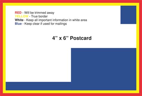 4x6 Postcard Mailing Template