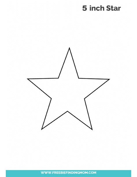 5 Inch Star Template