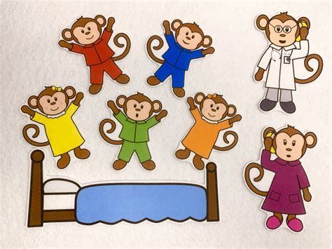 5 Little Monkeys Printable