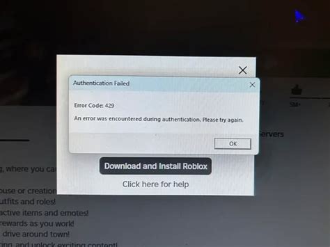 5 Ways to Fix the "Authentication Failed" Roblox Error 429 on a Windows PC