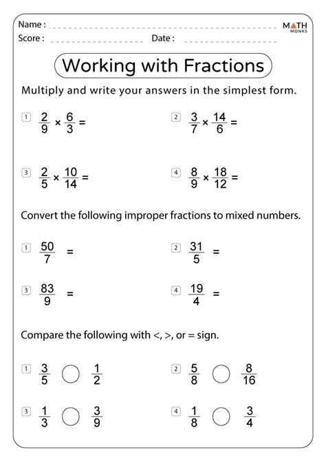 5th Grade Math Worksheets Free Printable