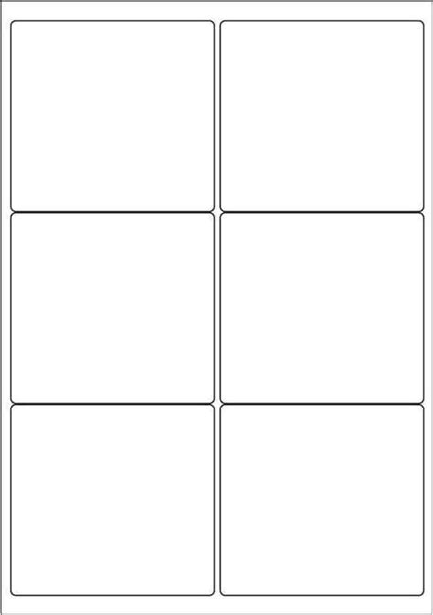 6 Labels Per Page Template