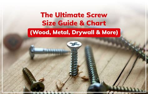 6 Screw Size Chart