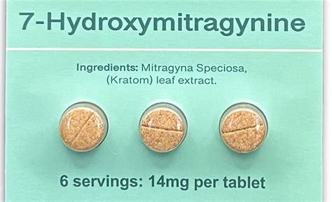 7-hydroxymitragynine Dosage Chart
