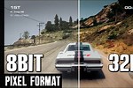8-Bit Pixel Format vs 32-Bit