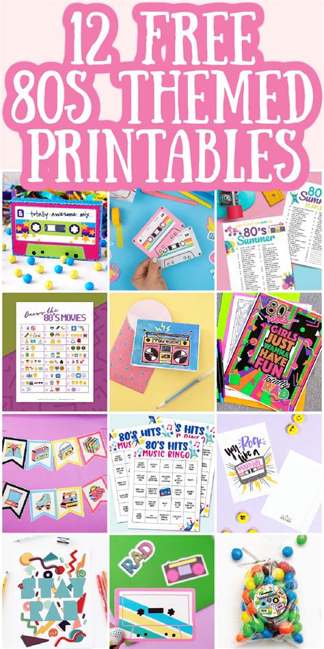 80s Printables
