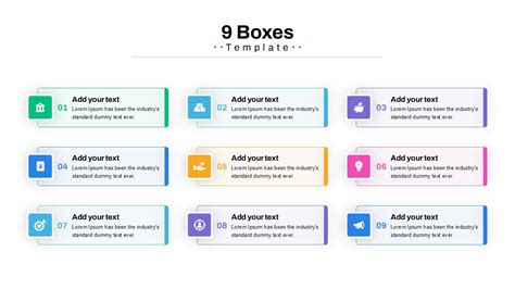 9 Boxes Template