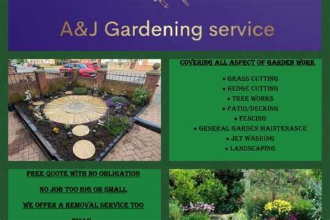 A J gardening services