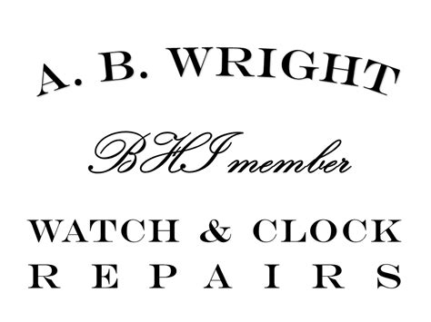 A.B. Wright Watch and Clock Repairs