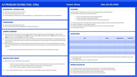 A3 Template Ppt