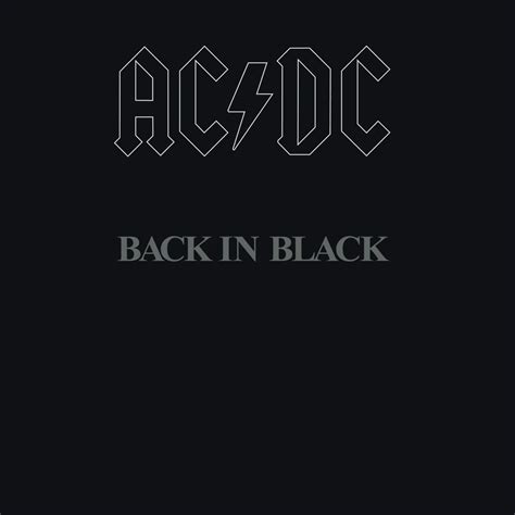 Back Black Album Cover