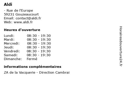ALDI à Gouzeaucourt