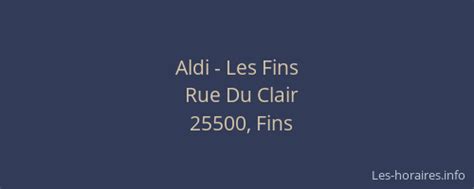 ALDI à Les Fins