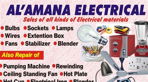 AMAMANA ELECTRICALS &PLUMBING Wholesale