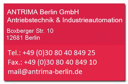 ANTRIMA Berlin GmbH Antriebstechnik & Industrieautomation