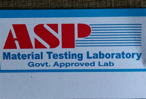 ASP Material Testing Lab.