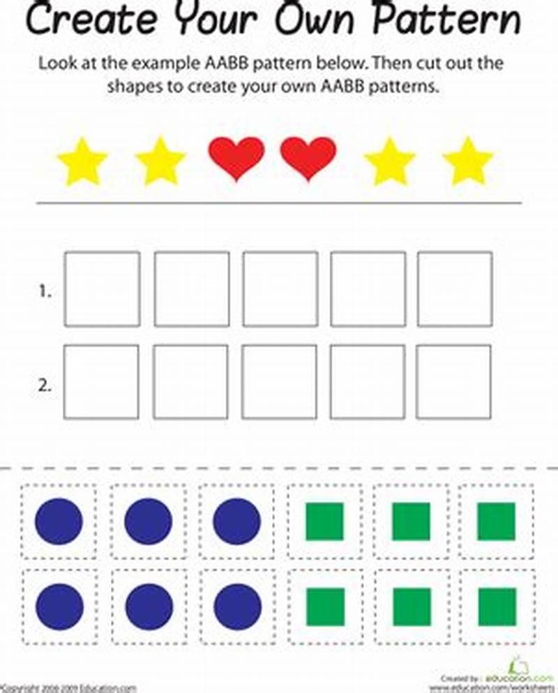 Aabb Pattern Worksheet