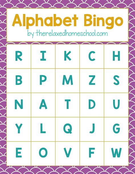 Abc Bingo Printable Free