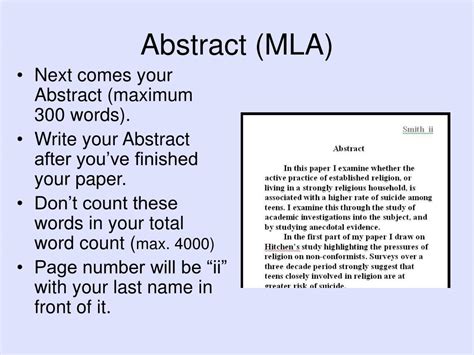 Abstract Template Mla