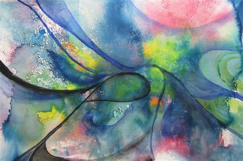 Abstract Watercolor Paintings