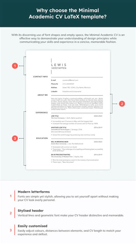 Academic Cv Template Latex