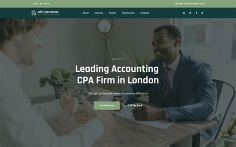 Accounting Firm Website Template