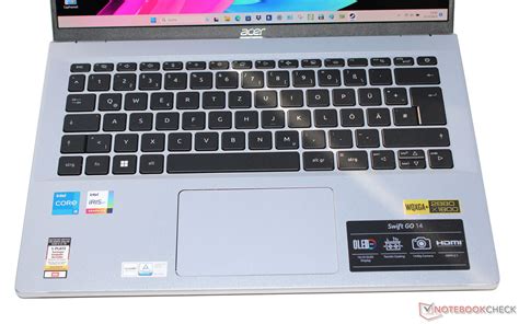 Acer Swift Go 14 AI Keyboard