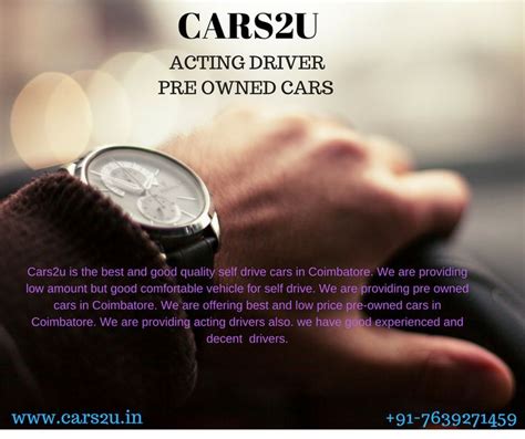 Acting Car Drivers in Coimbatore