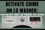Activating Chimes On LG Washer