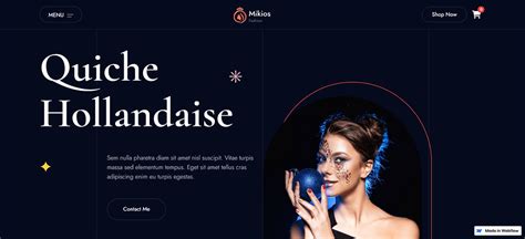Actress Website Template