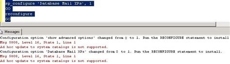 Ad Hoc Updates To System Catalogs Not Enabled