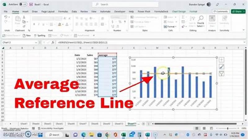 Add A Reference Line To Excel Chart