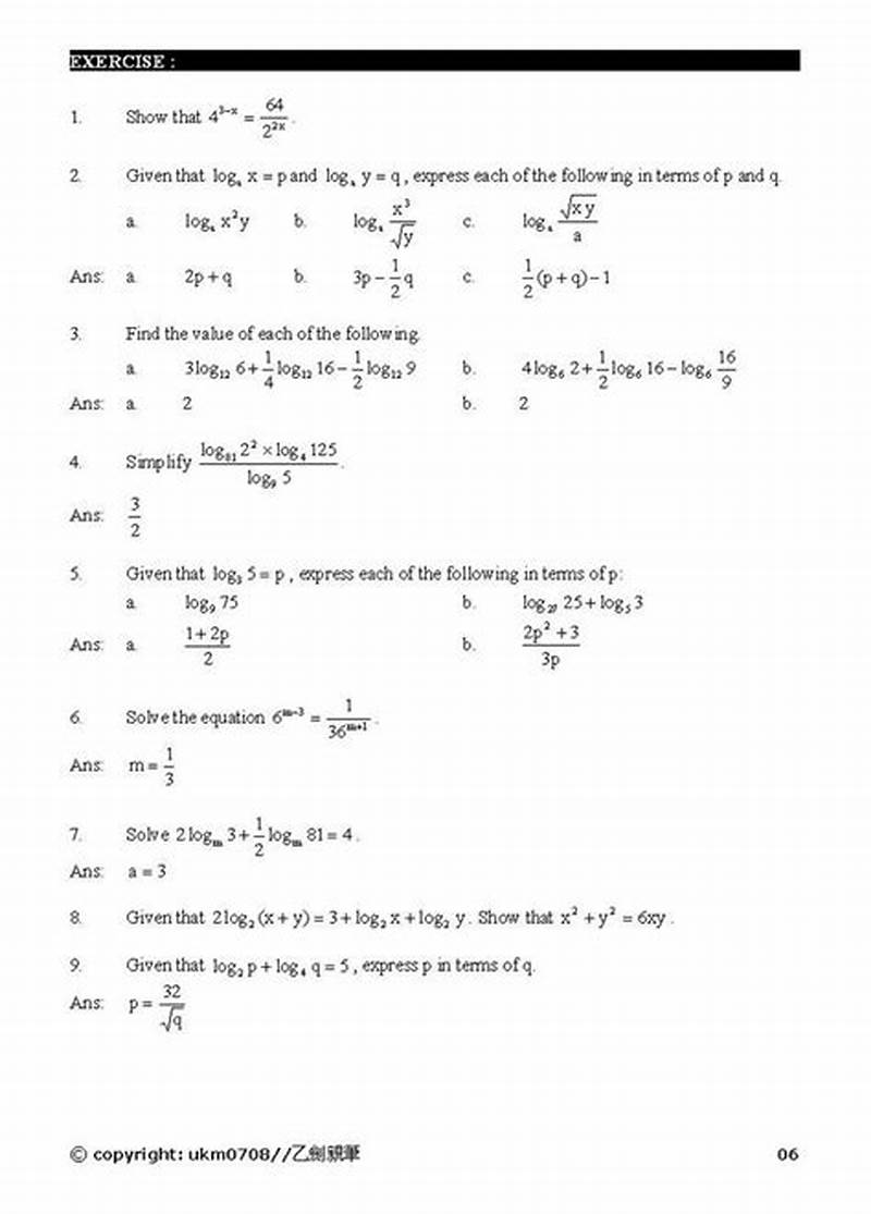 Add Math Form 4 Chapter 5