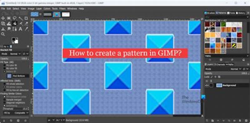 Add Pattern Gimp