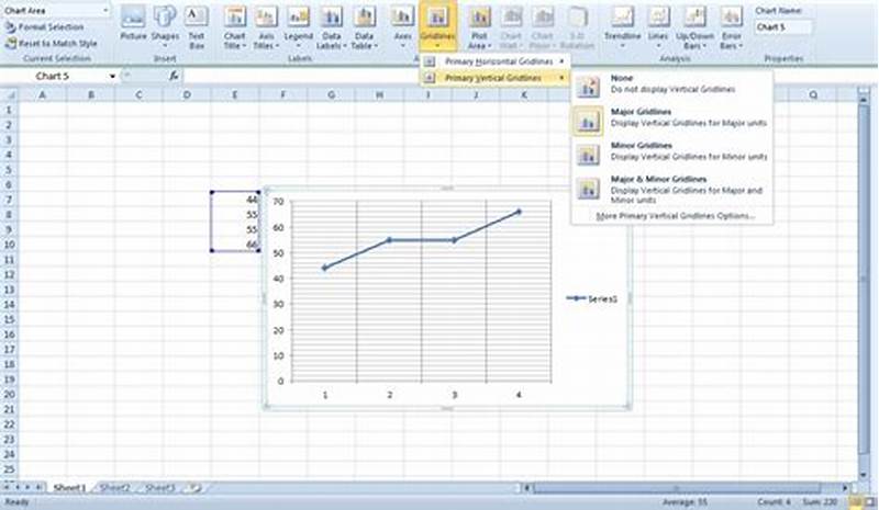 Add Vertical Grid Line To Excel Chart
