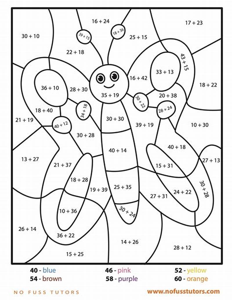 Adding 3 Digit Numbers Coloring Worksheet