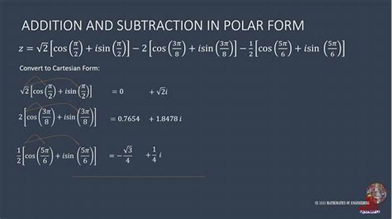 Adding Complex Numbers In Polar Form
