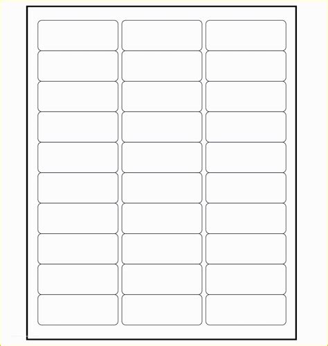 Address Label Template For Word