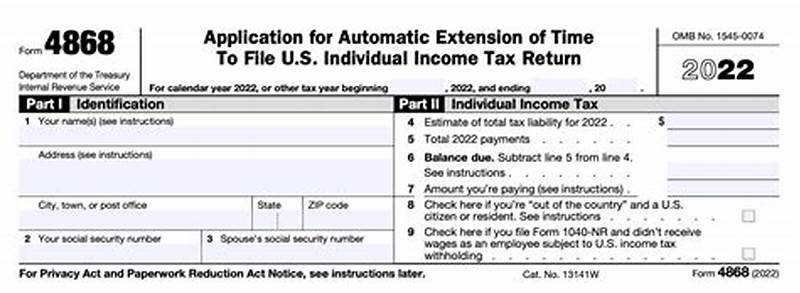 Address To File Form 4868